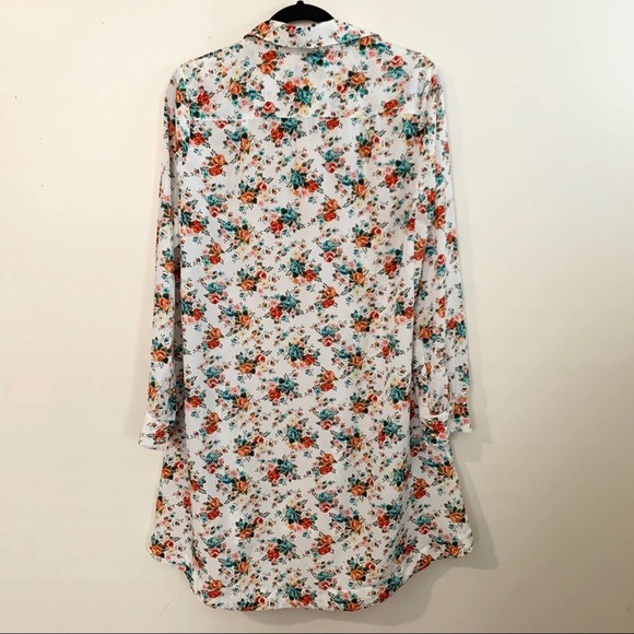 NWT PHILOSOPHY Floral High Low Peasant Dress - Picture 8 of 8